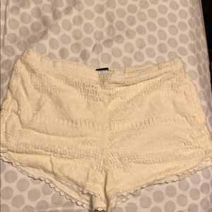Kendall and Kylie Collection White Shorts